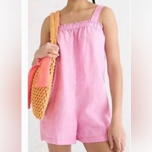 J. Crew Playful Light Pink Women's Romper